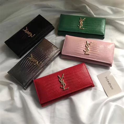 ysl red wallet|ysl wallets for women.